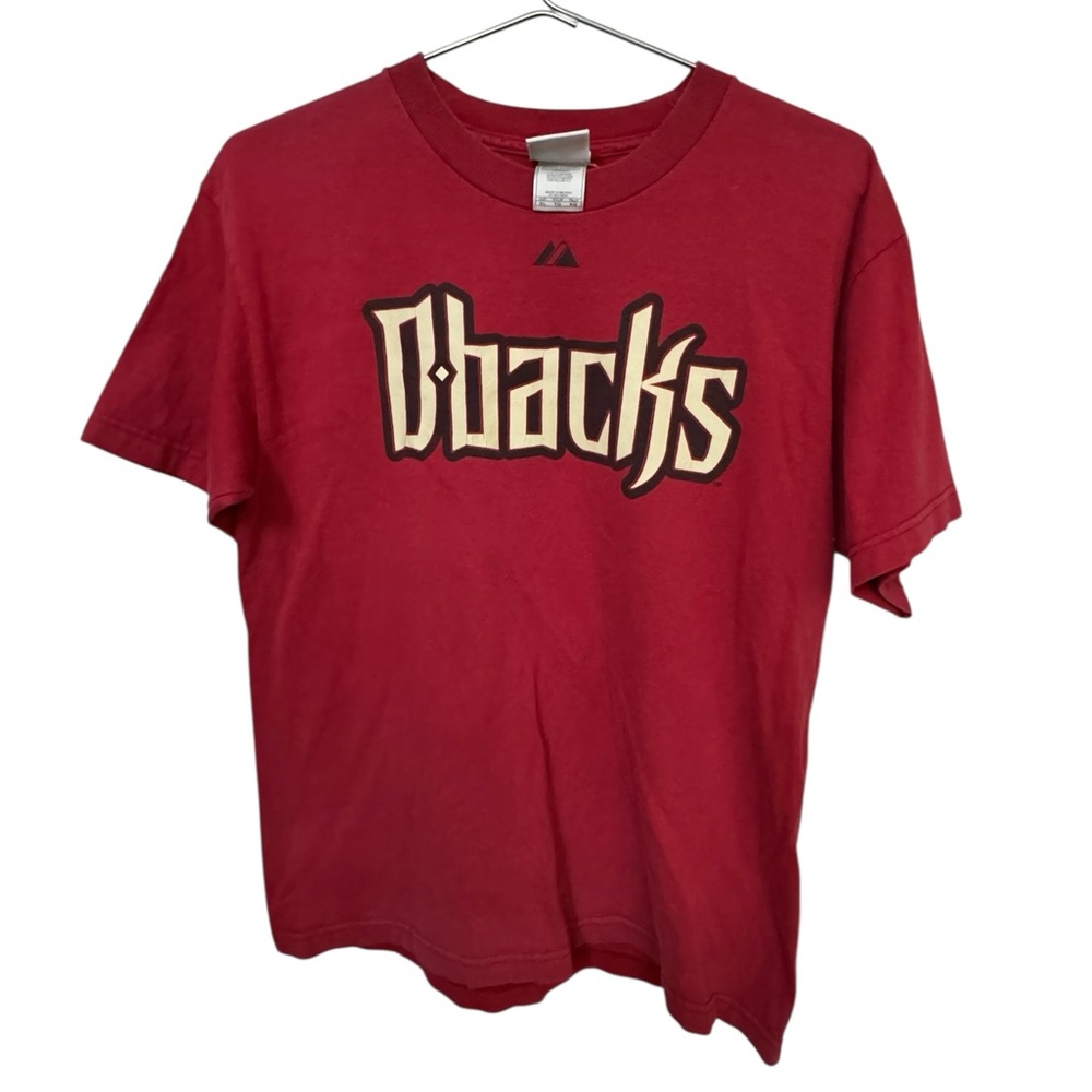Y2K Retro MLB Arizona Diamondbacks Byrnes #22 Men's XL Red D-backs T-Shirt - Picture 1 of 6
